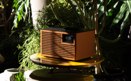 Geneva Acustica Lounge Radio hi-fi DAB+ en FM radio met Bluetooth, cognac