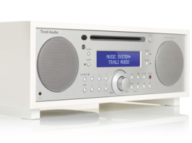 Tivoli Audio Music System+ hifi stereo systeem met DAB+ / FM, Bluetooth, CD-speler en wekkerradio, Wit