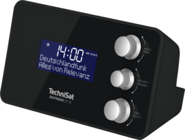 TechniSat DigitRadio 50 SE wekker radio met DAB+ en FM, zwart