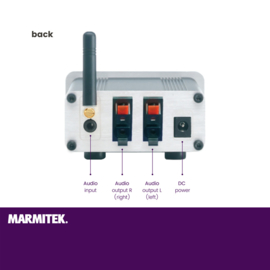 Marmitek BoomBoom 460 E digitale versterker en Bluetooth ontvanger voor passieve luidsprekers