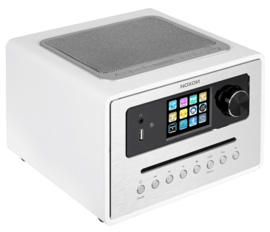 NOXON iRadio 500 CD alles-in-één radio met DAB+, FM en internetradio, USB, Bluetooth en CD, wit