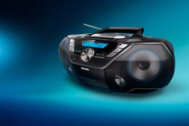 Philips AZB798T / 12 stereo digitale radio CD met DAB+, FM, Bluetooth, Cassette en USB