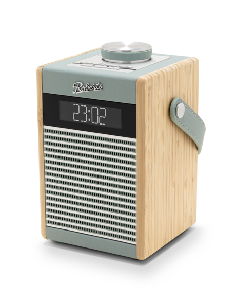 Roberts Rambler Midi portable retro DAB+ radio met FM en Bluetooth, Duck Egg