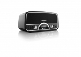 Lenco DR-05 BT Retro design stereo Bluetooth radio met FM en DAB+, zwart