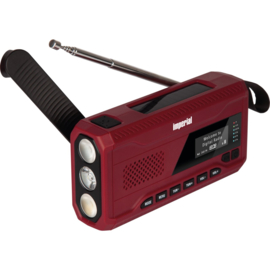 Imperial DABMAN OR 2 draagbare nood radio en lamp met DAB+, FM, Bluetooth en alarm