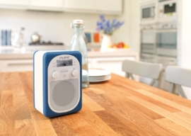 Pure Evoke D2 Mio DAB+ en FM radio met Bluetooth, Cerulean