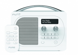Pure Evoke D4 Glacier portable digitale DAB+ FM radio met Bluetooth, wit