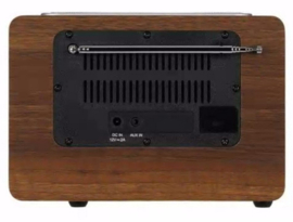NOXON iRadio 500 CD alles-in-één radio met DAB+, FM en internetradio, USB, Bluetooth en CD, walnoot hout