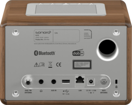 Sonoro Elite SO-910 V2 internetradio met DAB+, FM, CD, Spotify, Bluetooth en USB, walnut