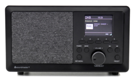 Soundmaster DAB350 SW radio met DAB+, FM, USB MP3 en alarm