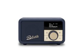 Roberts Revival Petite 2 mini DAB+ en FM radio met Bluetooth ontvangst, Midnight Blue