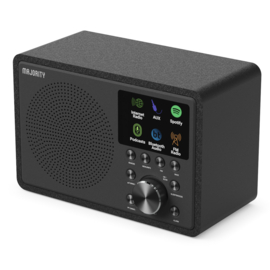 Majority Audio Touro radio met internet, DAB+, FM,  USB, Spotify en Bluetooth
