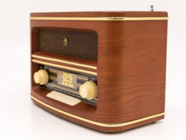 GPO Winchester jaren '50 ontwerp DAB+ en FM radio met wekfunctie, OPEN DOOS