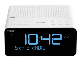 P TEC Tamaro stereo DAB+ wekkerradio met FM ontvangst en Bluetooth, OPEN DOOS