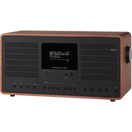 Revo SuperConnect Stereo radio met DAB+, internet, Bluetooth en Spotify, walnut black