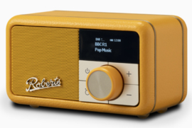 Roberts Revival Petite mini DAB+ en FM radio met Bluetooth ontvangst, geel, OPEN DOOS