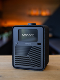 Sonoro Atron STEREO internetradio met DAB+, FM, Spotify en Bluetooth, Antraciet - Zwart