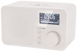 Tiny Audio M9 compacte DAB+ en FM radio, wit