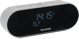 TechniSat DigitRadio 53 BT hoogwaardige stereo wekker radio met DAB+, FM en Bluetooth, lichtgrijs