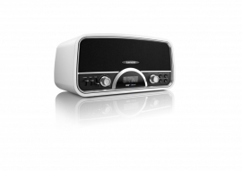 Lenco DR-05 BT Retro design stereo Bluetooth radio met FM en DAB+, wit