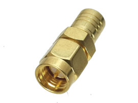 Verloop adapter connector SMA male naar SMB female / koppelstuk