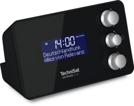 TechniSat DigitRadio 50 SE wekker radio met DAB+ en FM, zwart