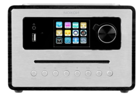 NOXON iRadio 500 CD alles-in-één radio met DAB+, FM en internetradio, USB, Bluetooth en CD, zwart