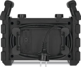 TechniSat DigitRadio 230 OD portable stereo DAB+ en FM bouwradio met ingebouwde accu, zwart
