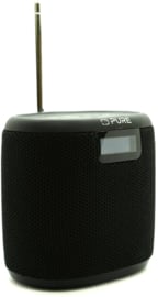 Pure Woodland Mini compacte waterdichte en oplaadbare radio met DAB+ en FM met Bluetooth ontvangst, ZWART