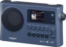 Sangean WFR-28BT Internet radio met Spotify, Bluetooth, DAB+ en FM, donker blauw