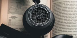 Grado Prestige SR325x Zilver aluminium high end stereo hoofdtelefoon