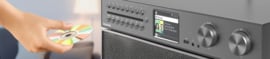 Telestar Top 550 hifi stereo versterker met radio, CD, DAB+, FM, Bluetooth, USB en Internet