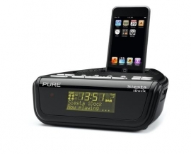 Pure Siesta iDock DAB en FM wekkerradio met iPhone / iPod docking station