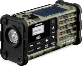 Sangean Survivor MMR-88+ DAB+ en FM nood radio met zonnepaneel en dynamo