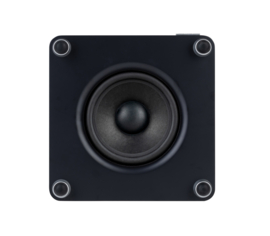 Ruark Audio RS1 subwoofer met ingebouwde versterker, Satin Charcoal - Slate Grey