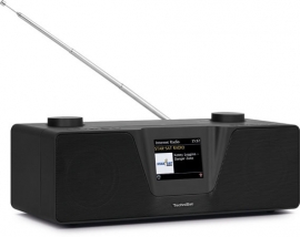 TechniSat DigitRadio 510 stereo radio met internet, DAB+, FM, Spotify, Bluetooth en Multiroom, zwart