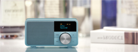 Sangean DDR-7 mini DAB+ en FM radio met Bluetooth ontvangst, Dark Wood