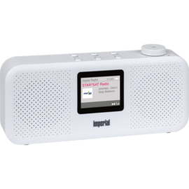 Imperial DABMAN 16  stereo compacte DAB+ radio met FM, wit