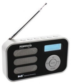 POWERPlus Stork Solar DAB+ en FM radio met alarm