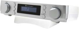 Soundmaster UR2022SI stereo DAB+ en FM onderbouw keukenradio, zilver