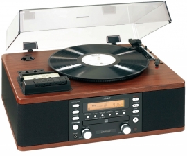 TEAC LP-R500A Multi Audiosysteem LP / CAS / CD / AM / FM / Recorder, rosewood