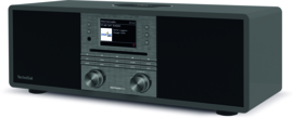 TechniSat DigitRadio 650 alles in 1 stereo hifi radio met DAB+ en FM ontvangst, internet radio, CD-speler en Bluetooth streaming, antraciet