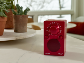 Tivoli Audio Model PAL+BT oplaadbare radio met DAB+, FM en Bluetooth, rood