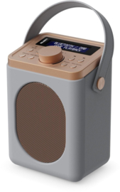 Majority Audio Little Shelford draagbare radio met DAB+, FM en Bluetooth, grijs