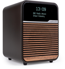 Ruark Audio R1 Mk4 deluxe tafelradio met DAB+, FM en Bluetooth, Espresso