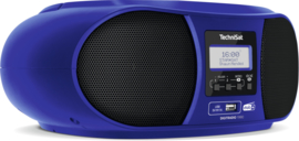 TechniSat DigitRadio 1990 stereo boombox met DAB+ Radio, FM, CD speler, USB en Bluetooth, blauw