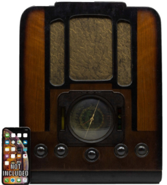 A.bsolument Nr. 874 - Echte Vintage Jaren 30 Radio met Bluetooth en audio ingang