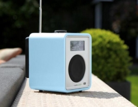 Ruark Audio R1 DAB, DAB+ en FM tafelradio, Pastel Blue