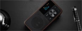 Sangean DDR-7 mini DAB+ en FM radio met Bluetooth ontvangst, Dark Wood