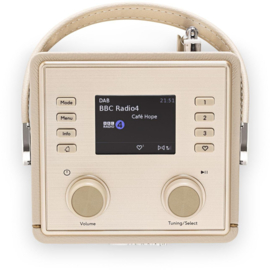 Roberts Revival Mini 2 draagbare DAB+ FM radio met Bluetooth ontvangst, Pastel Cream